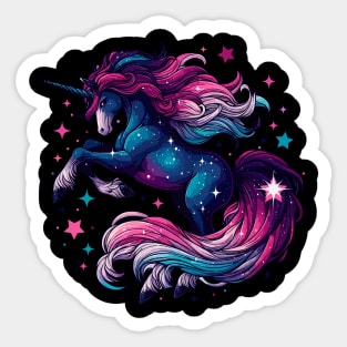 Galaxy Unicorn Sticker